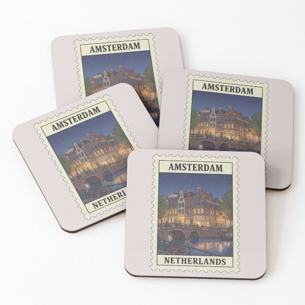 Item preview, Vintage Amsterdam Netherlands Postage Stamp designed and sold by allaboutstamps.