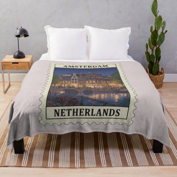 Item preview, Vintage Amsterdam Netherlands Postage Stamp designed and sold by allaboutstamps.
