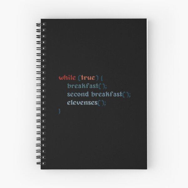 Item preview, LOTR coding from breakfast to elevenses designed and sold by eldram.