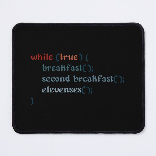 Item preview, LOTR coding from breakfast to elevenses designed and sold by eldram.