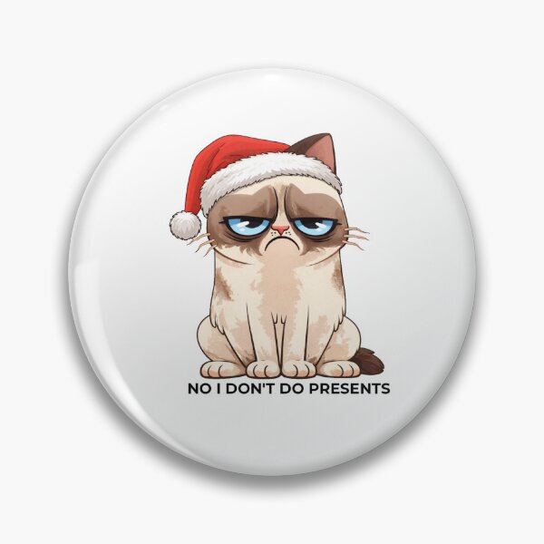 Item preview, Grumpy Cat Festive Hat No Presents designed and sold by mumforlife.
