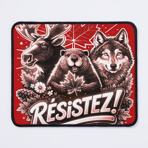 Item preview, RÉSISTEZ / RESIST Canadian wildlife designed and sold by LoopyPop.