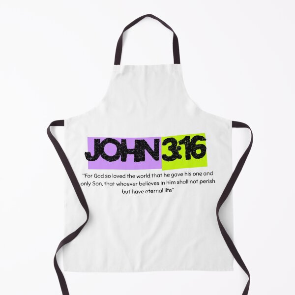 Item preview, John 3:16 – Inspirational Christian Bible Verse Shirt designed and sold by r_tistry.