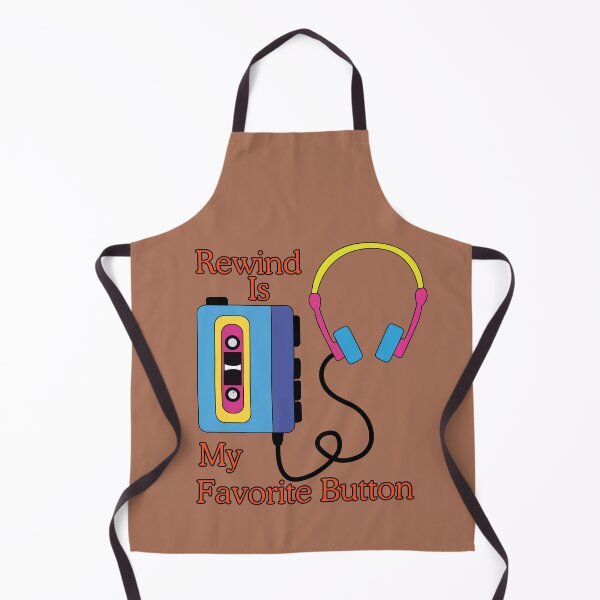 Item preview, Rewind Is My Favorite Button – Retro Cassette Tape Music Lover Design designed and sold by MUKUND FASHION DESIGN.