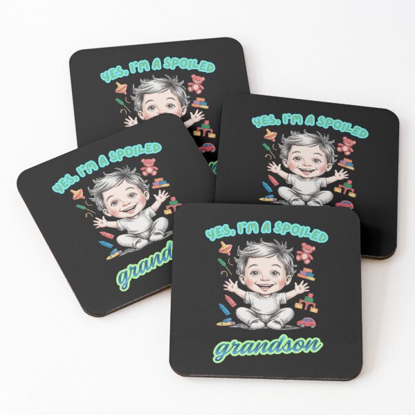 Item preview, yes, I'm a spoiled grandson Funny gifts for grandparents designed and sold by MyBeautyArt.