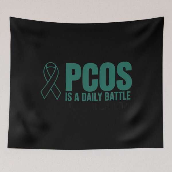 Item preview, PCOS Is A Daily Battle But I_m Still Fighting PCOS Survivor designed and sold by comptorasunfia.