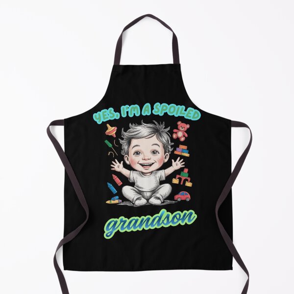 Item preview, yes, I'm a spoiled grandson Funny gifts for grandparents designed and sold by MyBeautyArt.