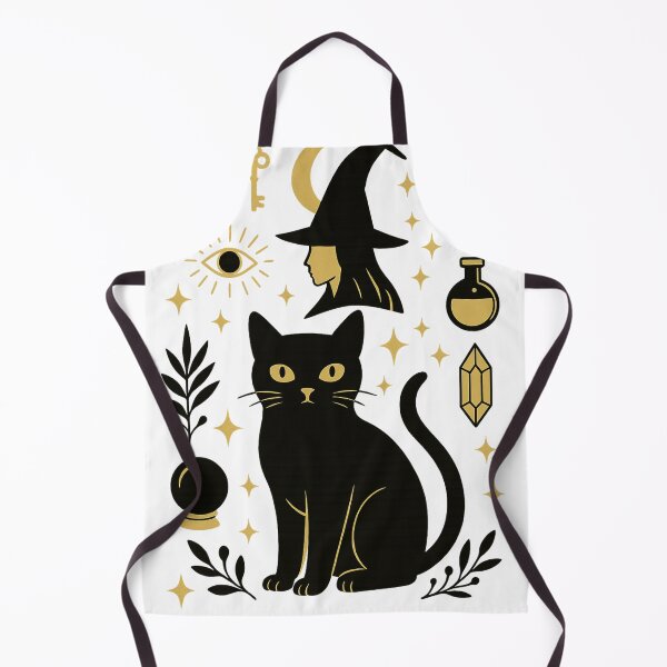 Item preview, Witchcraft Black Cat Occult Illustration designed and sold by HoloInverse.