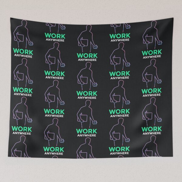 Item preview, Work Anywhere – Digital Nomad Life designed and sold by Taans-Creation.