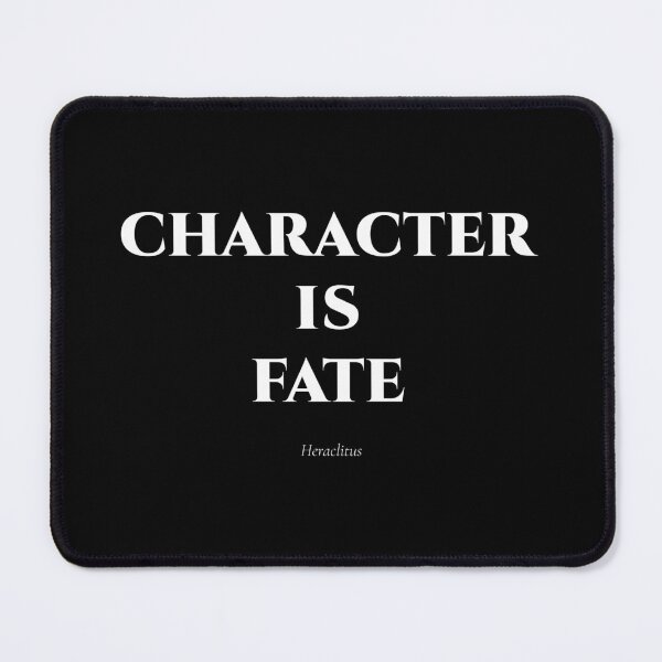 Item preview, Character Is Fate – Stoic Quote on Inner Nature designed and sold by BrushRushX.