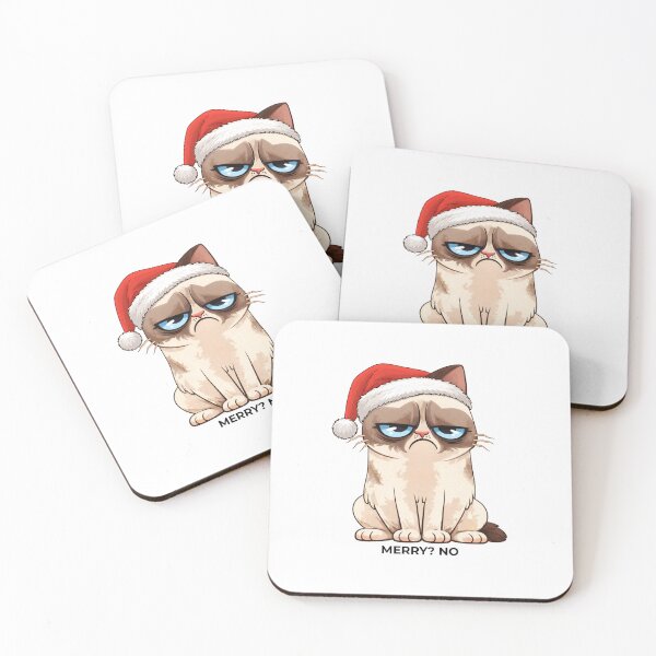 Item preview, Grumpy Cat Festive Hat Not Merry designed and sold by mumforlife.