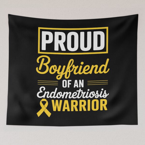 Item preview, Proud Boyfriend Of An Endometriosis Warrior Endo Awareness designed and sold by comptorasunfia.