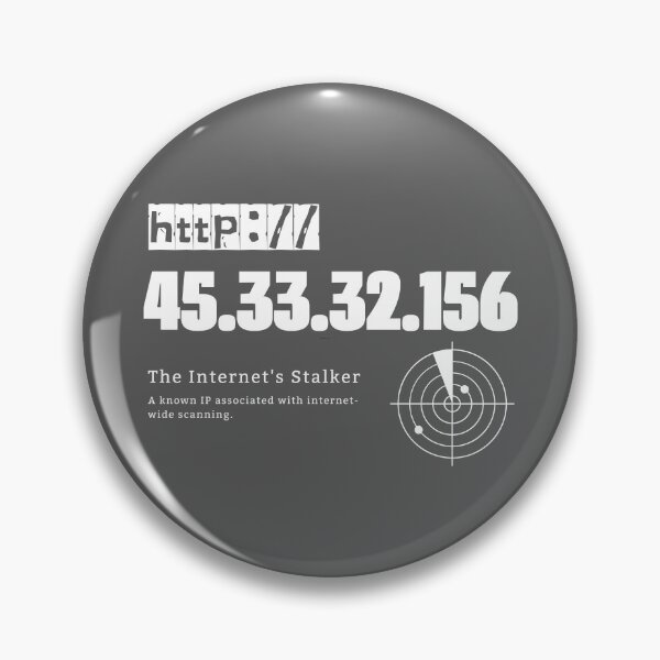 Item preview, Ip Address: 45.33.32.156 (The Internet's Stalker) designed and sold by S9View.