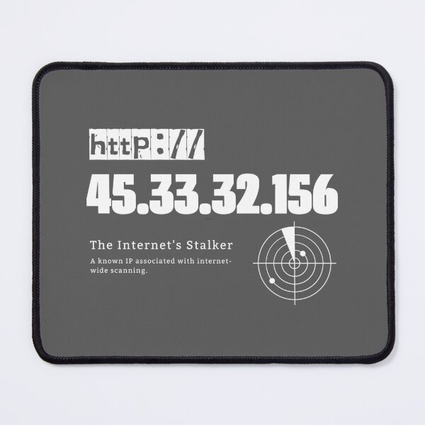 Item preview, Ip Address: 45.33.32.156 (The Internet's Stalker) designed and sold by S9View.