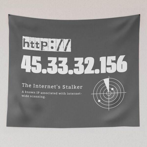Item preview, Ip Address: 45.33.32.156 (The Internet's Stalker) designed and sold by S9View.
