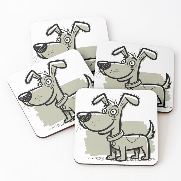 Item preview, Cute Smiling Cartoon Dog Illustration designed and sold by i1ovedogs.