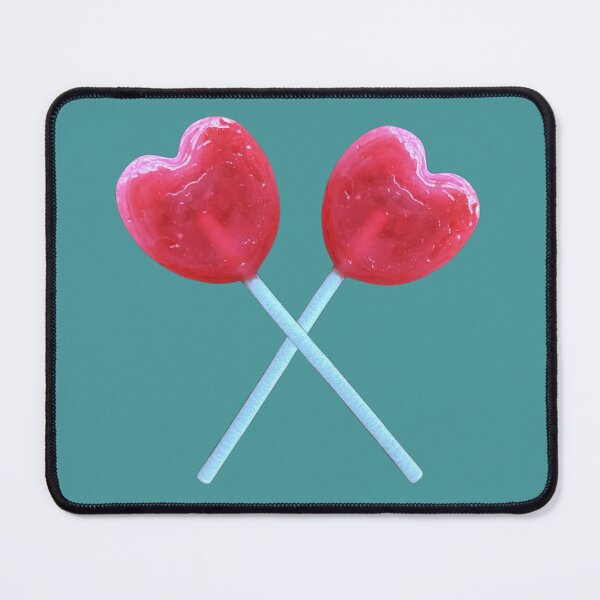 Item preview, Heart lollipop, red heart lollipop, 2 lollipops designed and sold by suekieper.