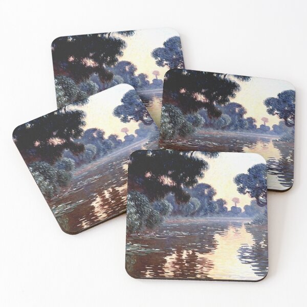 Item preview, Arm of the Seine near Giverny at Sunrise designed and sold by artdesignsnow.