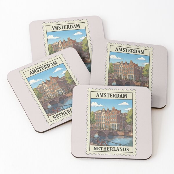 Item preview, Vintage Amsterdam Netherlands Postage Stamp designed and sold by allaboutstamps.