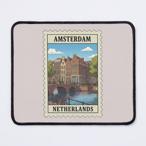 Item preview, Vintage Amsterdam Netherlands Postage Stamp designed and sold by allaboutstamps.