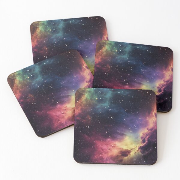 Item preview, Cosmic Nebula Galaxy Stars Abstract Colorful Space Art designed and sold by T-I-D-E.