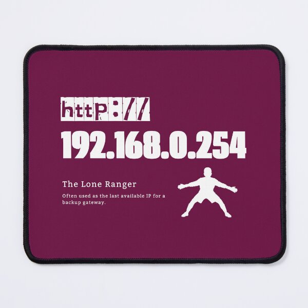 Item preview, Ip Address: 192.168.0.254 (The Lone Ranger) designed and sold by S9View.