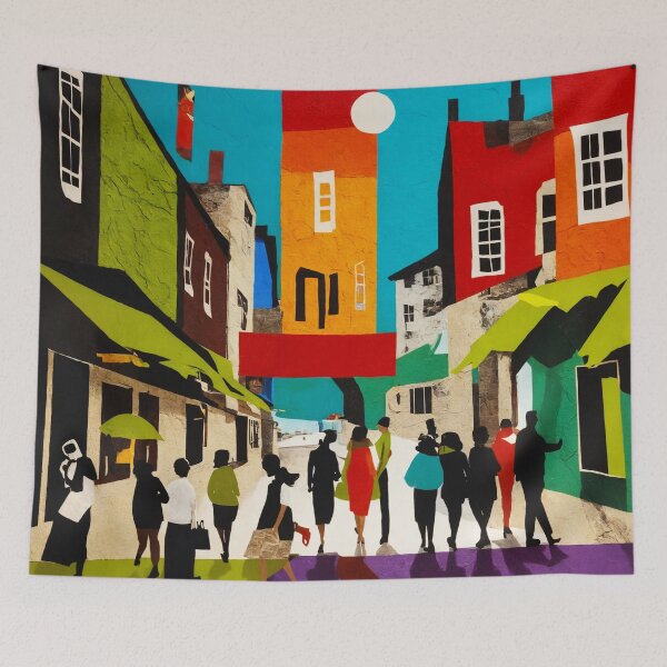 Item preview, Bustling Street Life Scene 1 designed and sold by Tom-Johnson.