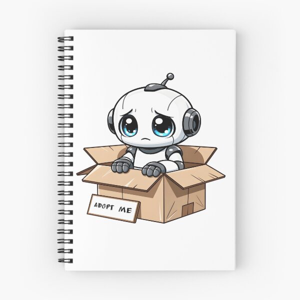 Item preview, A small, lonely robot hopes we will adopt it designed and sold by Hosharu Gaming.