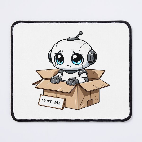 Item preview, A small, lonely robot hopes we will adopt it designed and sold by Hosharu Gaming.