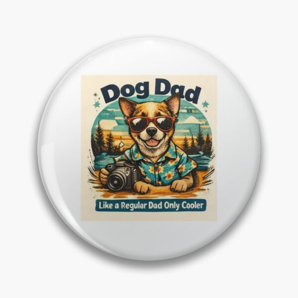 Item preview, Dog Dad Like a Regular Dad, Only Cooler | Retro Corgi Illustration designed and sold by AmaroWheels.