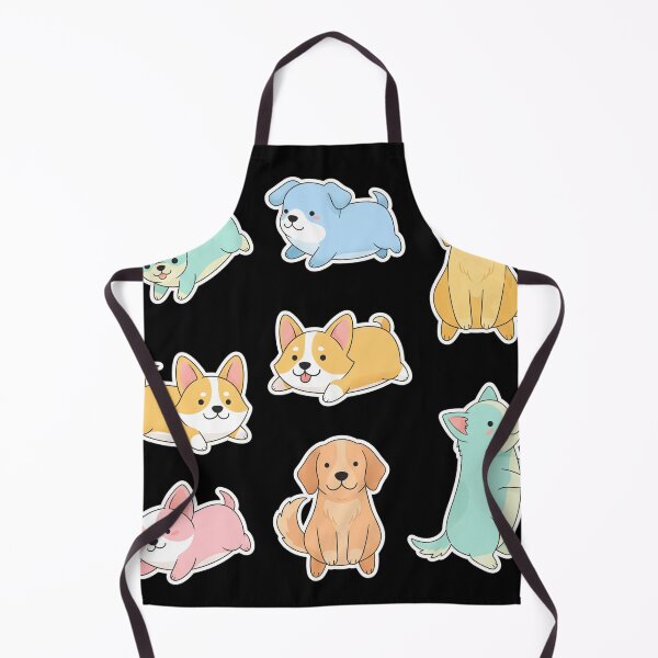 Item preview, Cute Cartoon Dogs in Playful Poses – Adorable Puppy Illustration designed and sold by i1ovedogs.