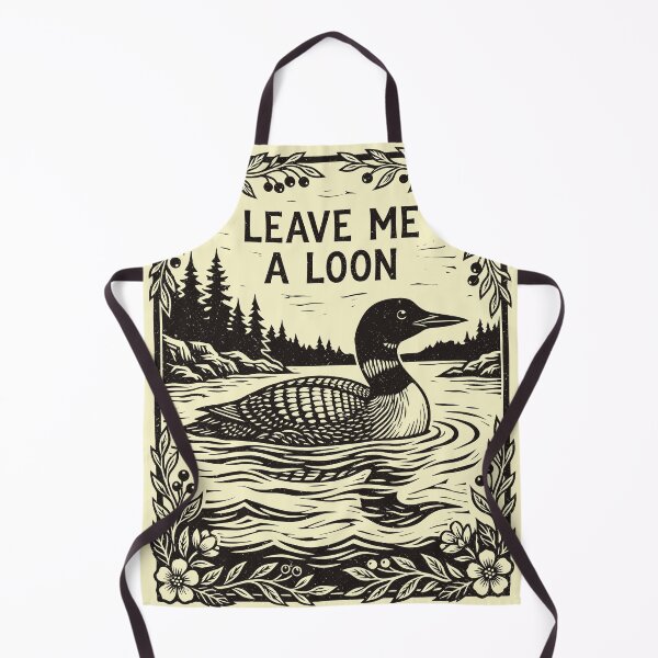 Item preview, Leave Me A Loon Funny Bird Pun Floral Nature designed and sold by Y-Vibes.