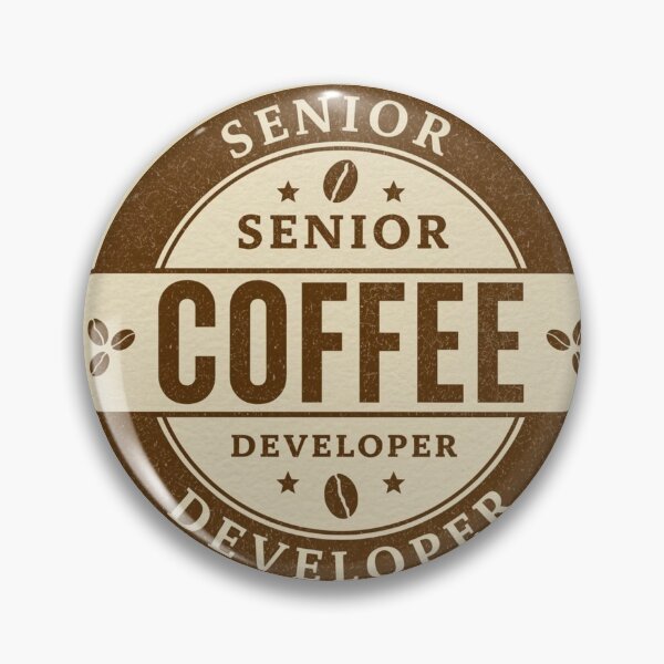 Item preview, The Senior Coffee Developer designed and sold by Pabello16.