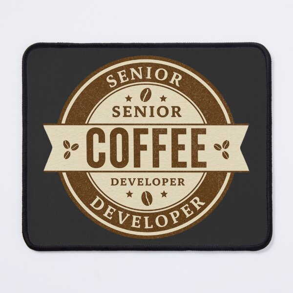 Item preview, The Senior Coffee Developer designed and sold by Pabello16.