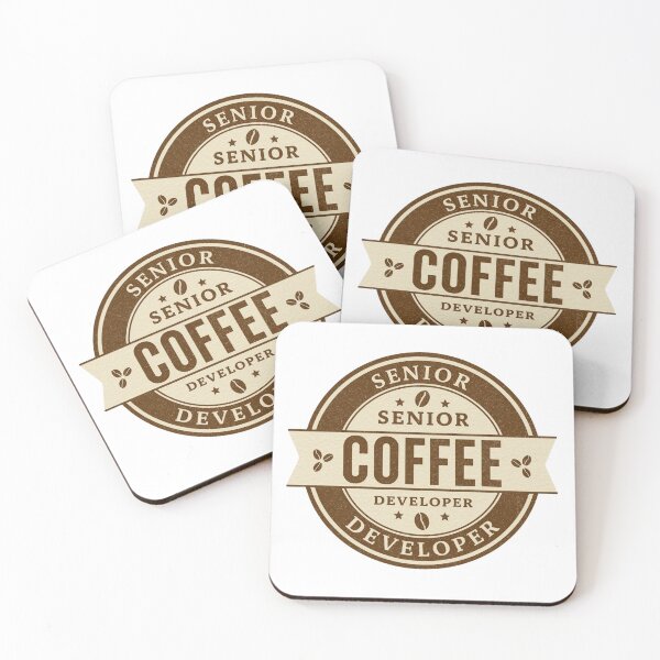 Item preview, The Senior Coffee Developer designed and sold by Pabello16.