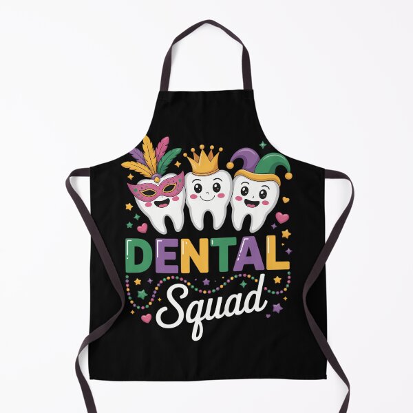 Item preview, Dental Squad Hygiene Dental Crew Mardi Gras Carnival designed and sold by RipleMalphite.