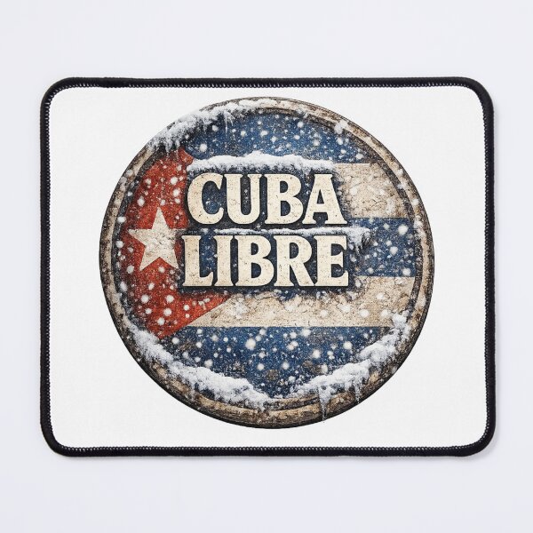Item preview, Cuba Libre – Circular Vintage Winter Cuban Logo designed and sold by K2M.