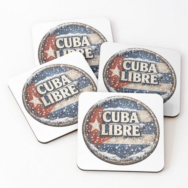 Item preview, Cuba Libre – Circular Vintage Winter Cuban Logo designed and sold by K2M.