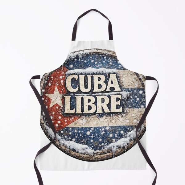 Item preview, Cuba Libre – Circular Vintage Winter Cuban Logo designed and sold by K2M.