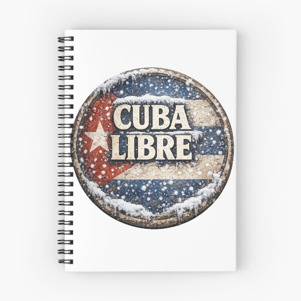 Item preview, Cuba Libre – Circular Vintage Winter Cuban Logo designed and sold by K2M.