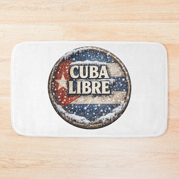 Item preview, Cuba Libre – Circular Vintage Winter Cuban Logo designed and sold by K2M.