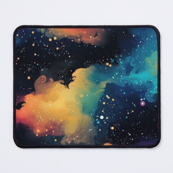 Item preview, Vibrant Cosmic Nebula Galaxy Abstract Space Painting designed and sold by T-I-D-E.