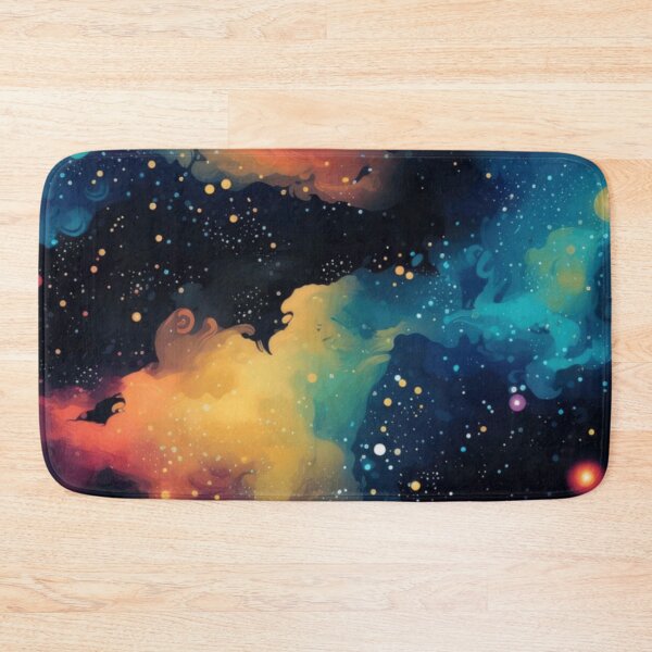 Item preview, Vibrant Cosmic Nebula Galaxy Abstract Space Painting designed and sold by T-I-D-E.