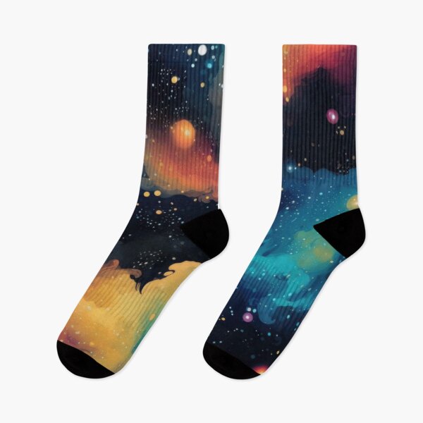 Item preview, Vibrant Cosmic Nebula Galaxy Abstract Space Painting designed and sold by T-I-D-E.