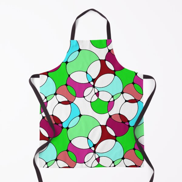 Item preview, Neurographic Joy Abstract Overlapping Shapes Plum Green Blue Maroon designed and sold by thecolorbirdie.