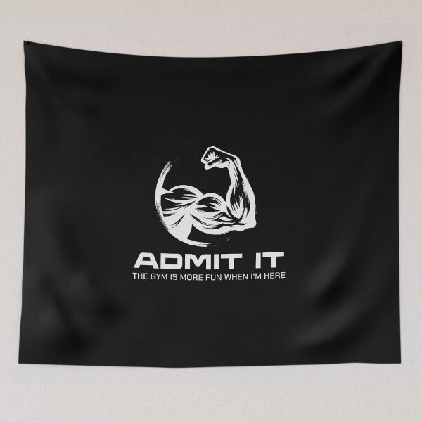 Item preview, Admit It The Gym Is More Fun When I’m Here designed and sold by dudelinart.
