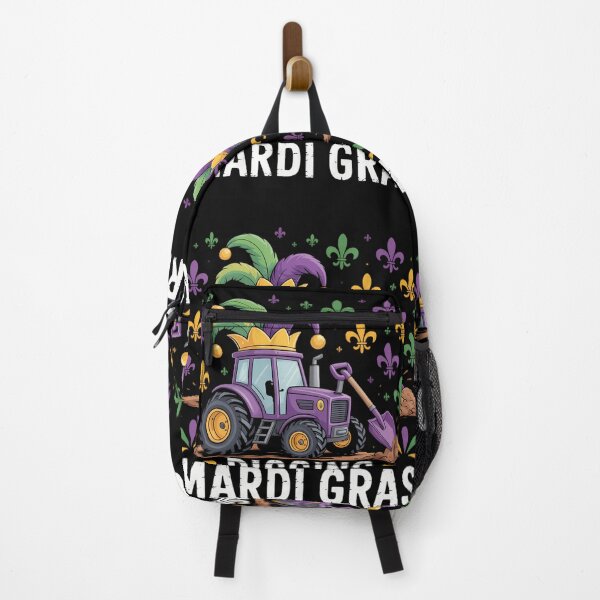 Item preview, Digging Mardi Gras Bulldozer Truck Cute designed and sold by RipleMalphite.