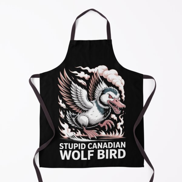 Item preview, Stupid Canadian Wolf Bird - Fierce Pastel Japanese Tattoo Flying Design designed and sold by DarylWelsh2024.