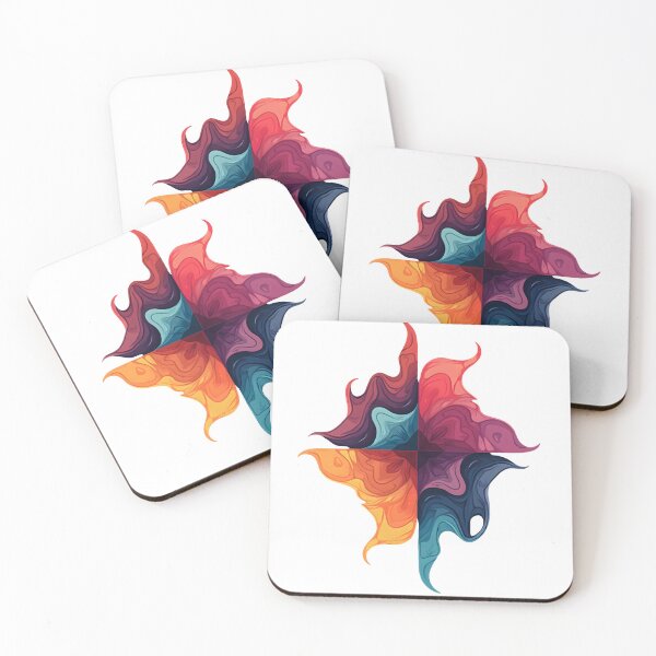 Item preview, Abstract symmetrical star design, colorful designed and sold by Conpo.