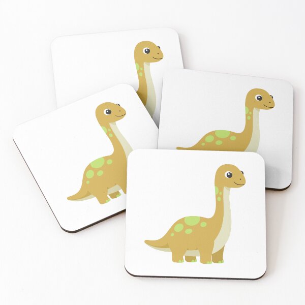 Item preview, Cute Smiling Brown Dinosaur Art designed and sold by IN Tales.